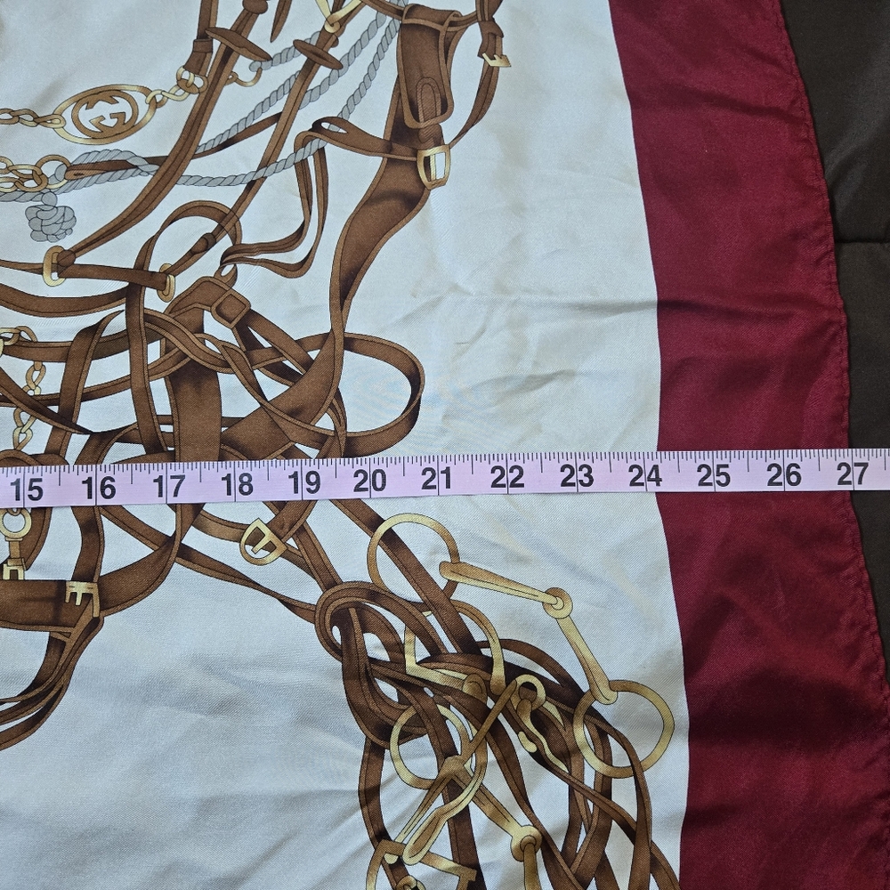Gucci Vintage Silk Scarf - Picture 3 of 4